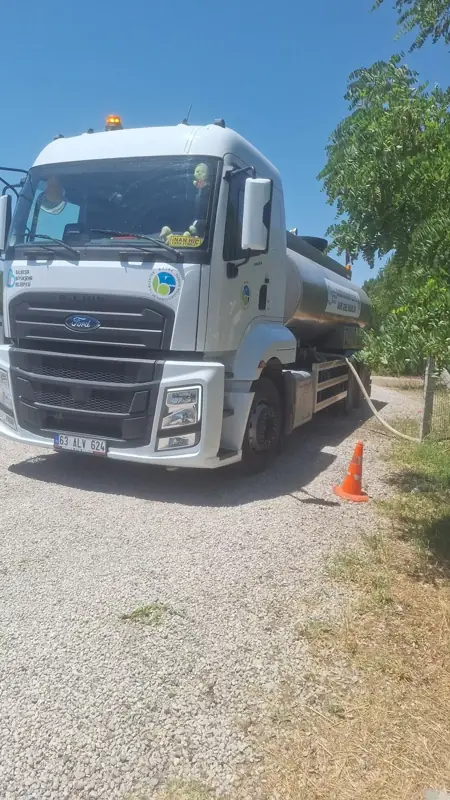 Saha paslanmaz krom içme suyu tankeri operasyonu