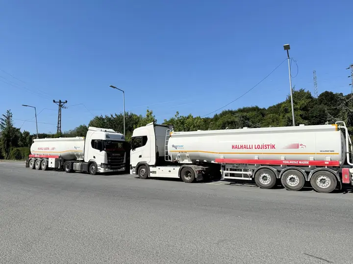 Halhallı Lojistik paslanmaz krom içme suyu tankeri filosu